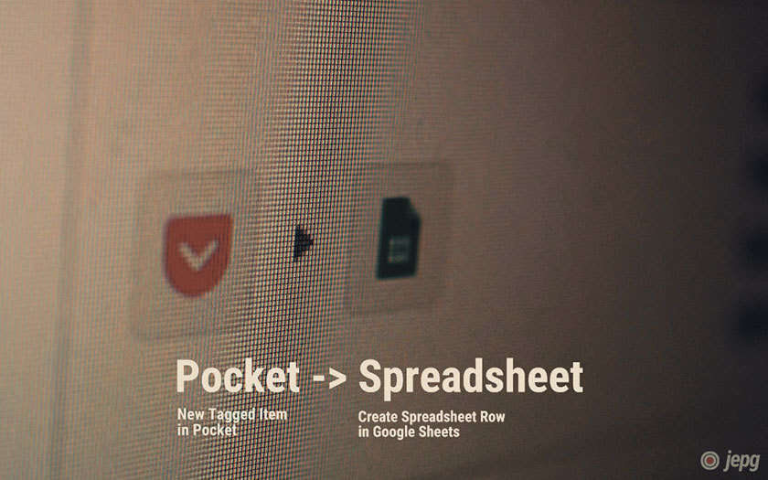 画像：PocketとZapierを使ってスプレッドシートに記事をまとめていく